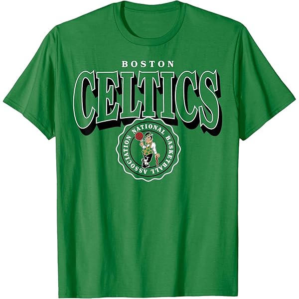 Amazon.com: Boston Celtics NBA Green Unisex-Adults T-Shirt, Small